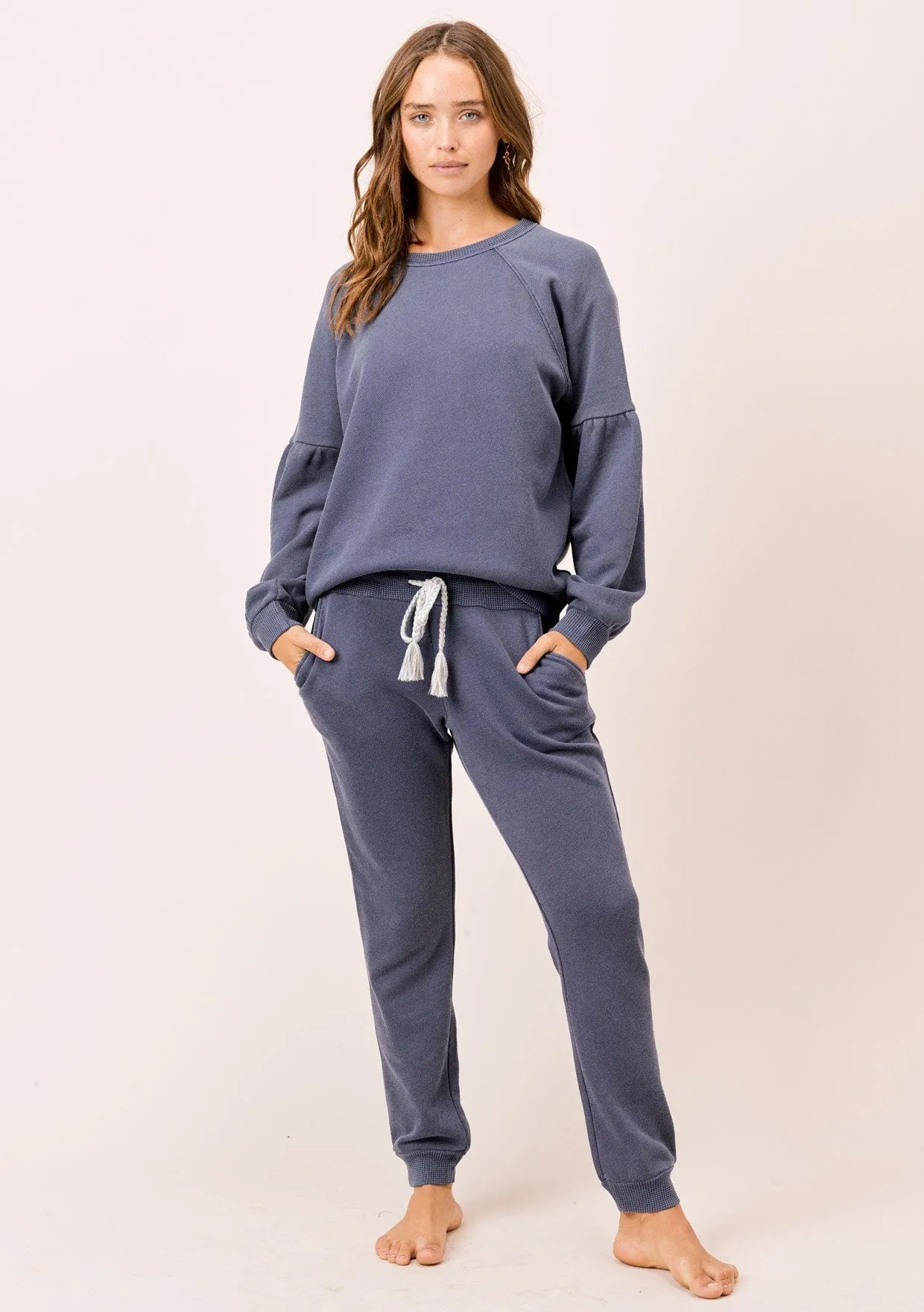 Piper Volume Sleeve Sweatshirt