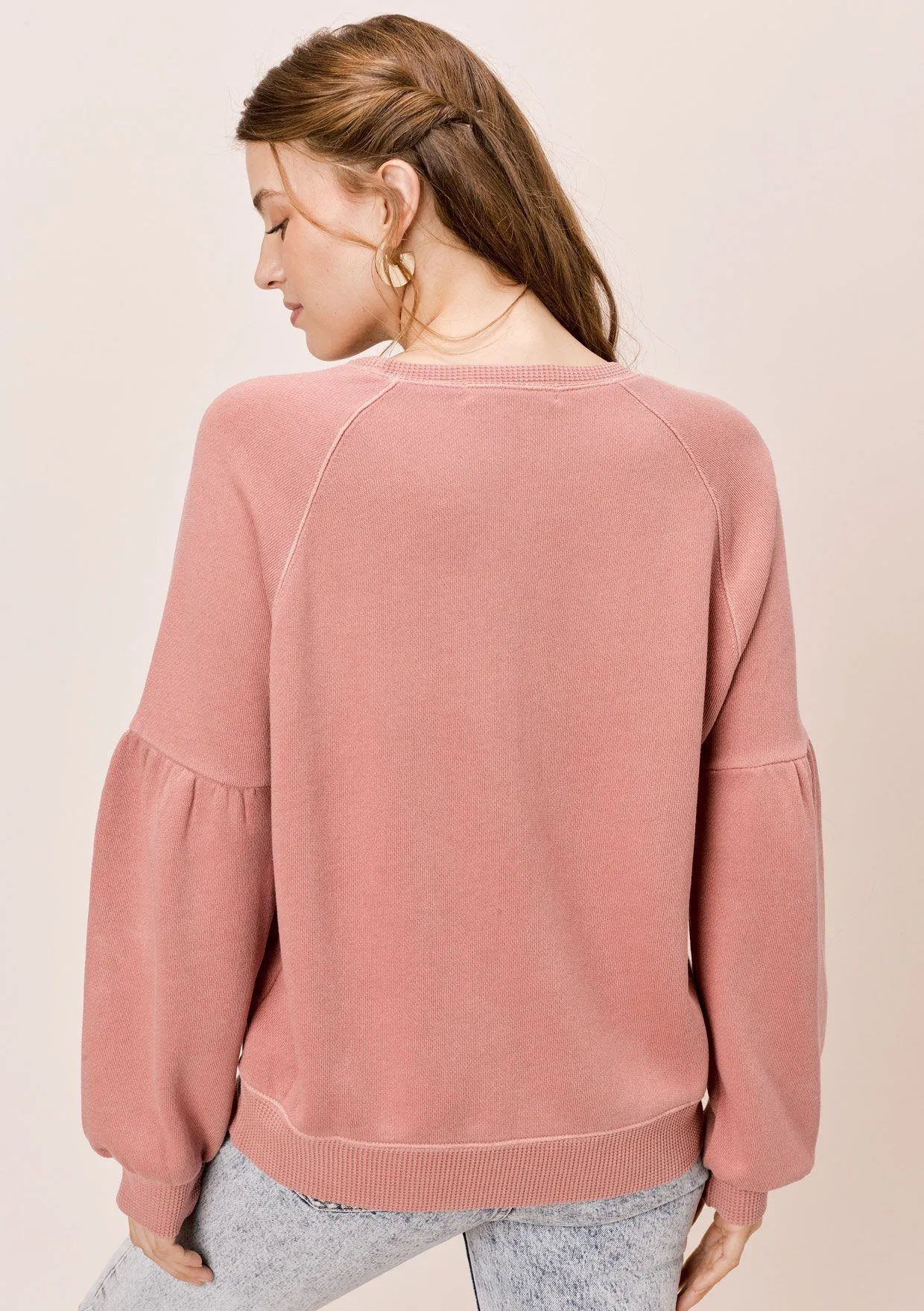 Piper Volume Sleeve Sweatshirt