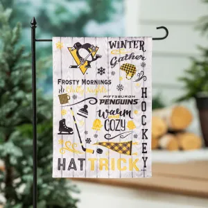 Pittsburgh Penguins, Moire Flag, GDN, Fall Seasonal,14m4372