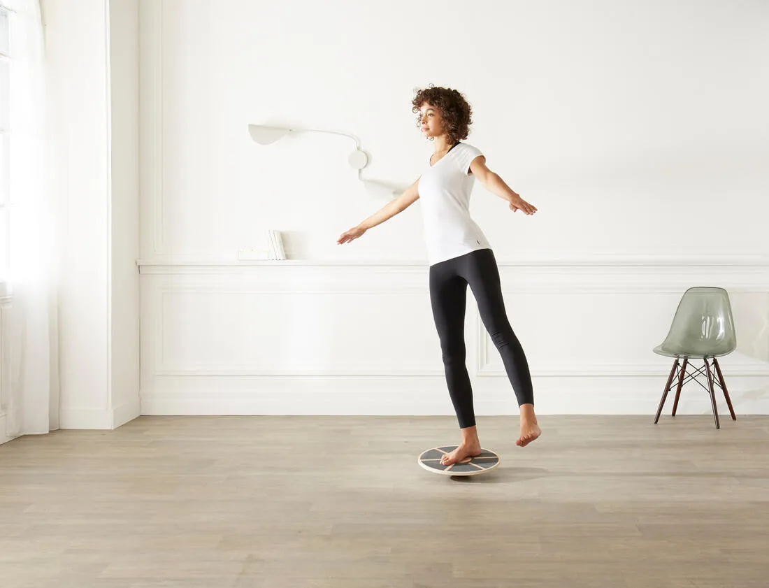 PLANCHE D'ÉQUILIBRE FITNESS - BOIS
