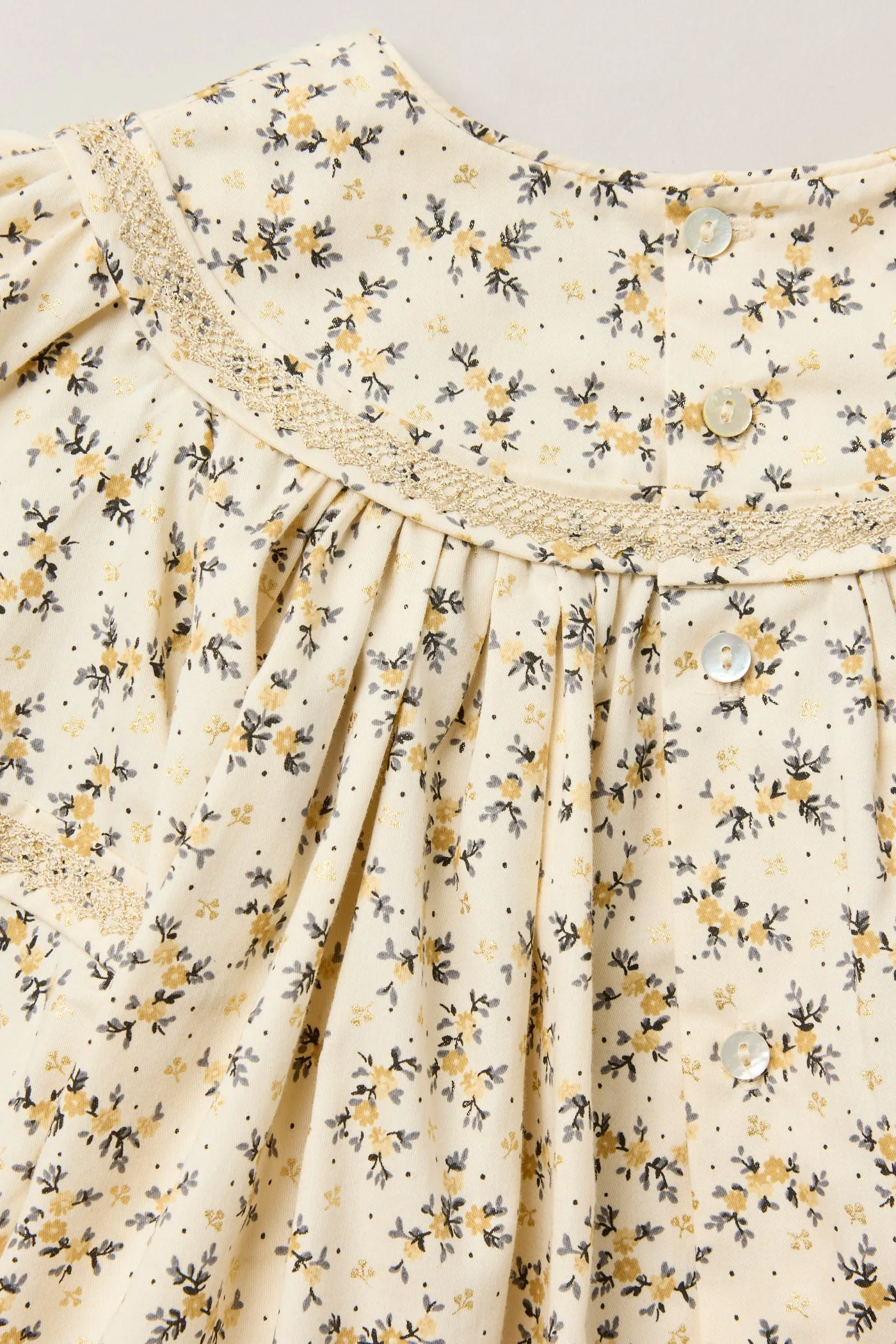 Plumcake Dress Golden Blossom