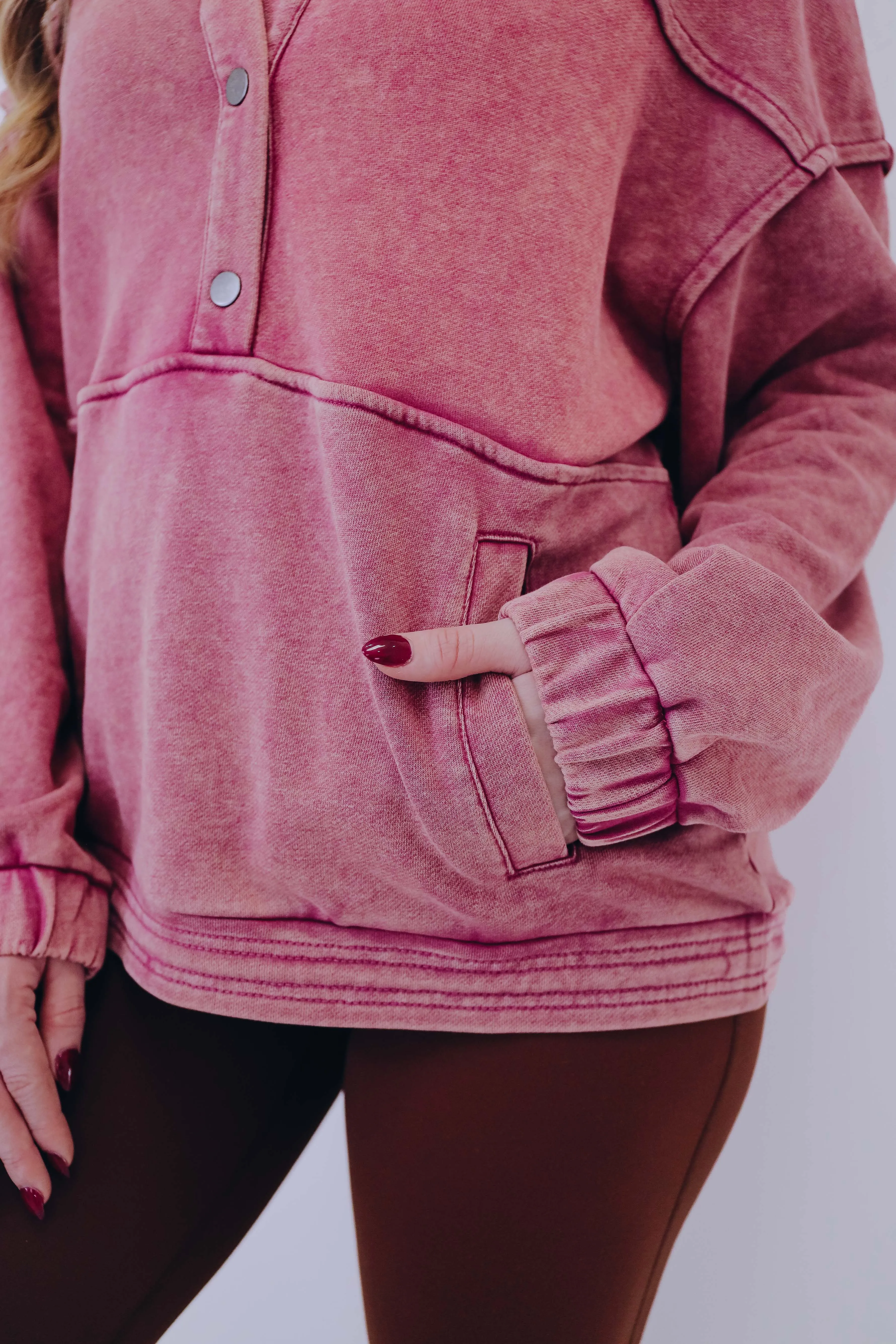Polar Plush Mineral Washed Pullover - 4 Colors
