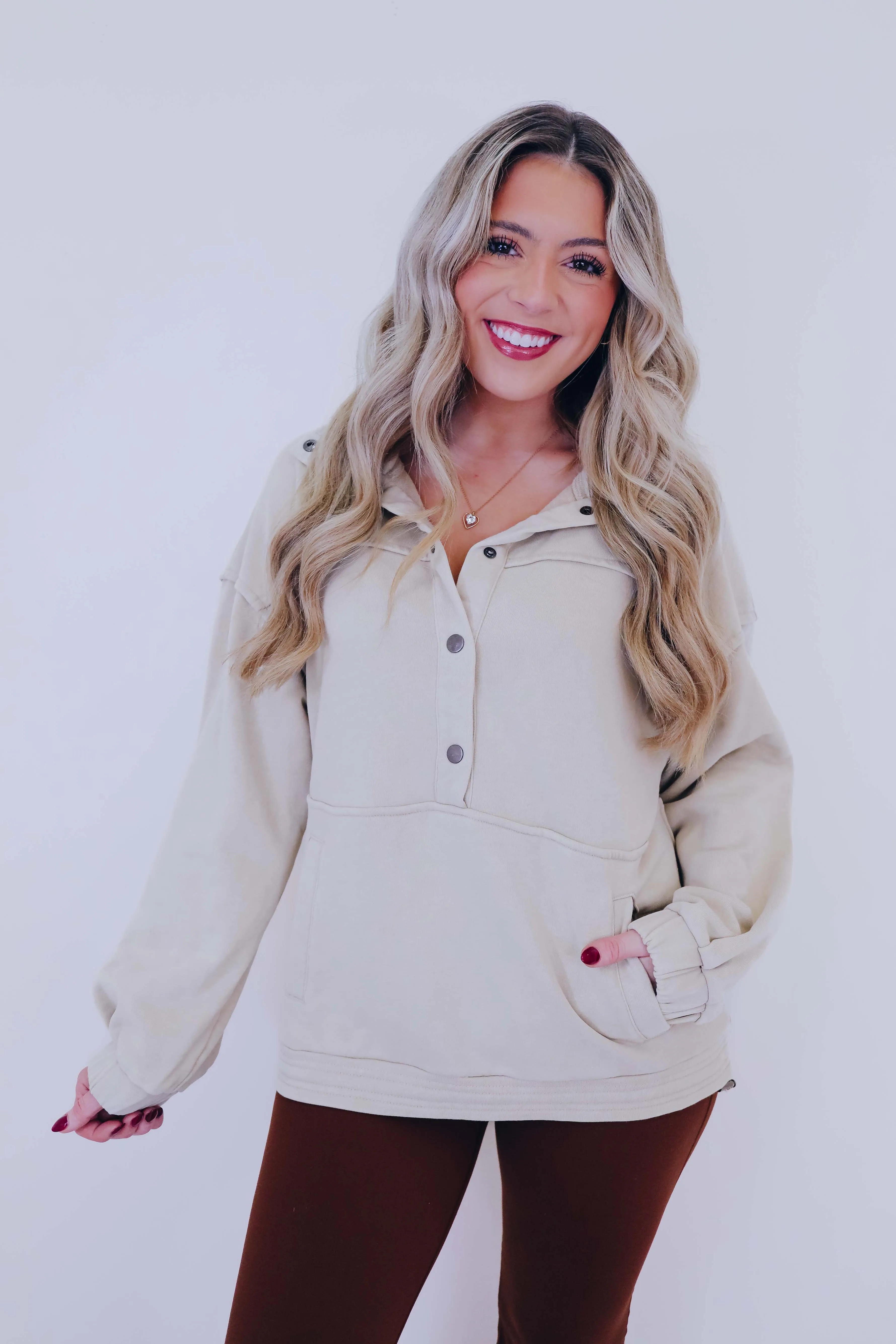 Polar Plush Mineral Washed Pullover - 4 Colors