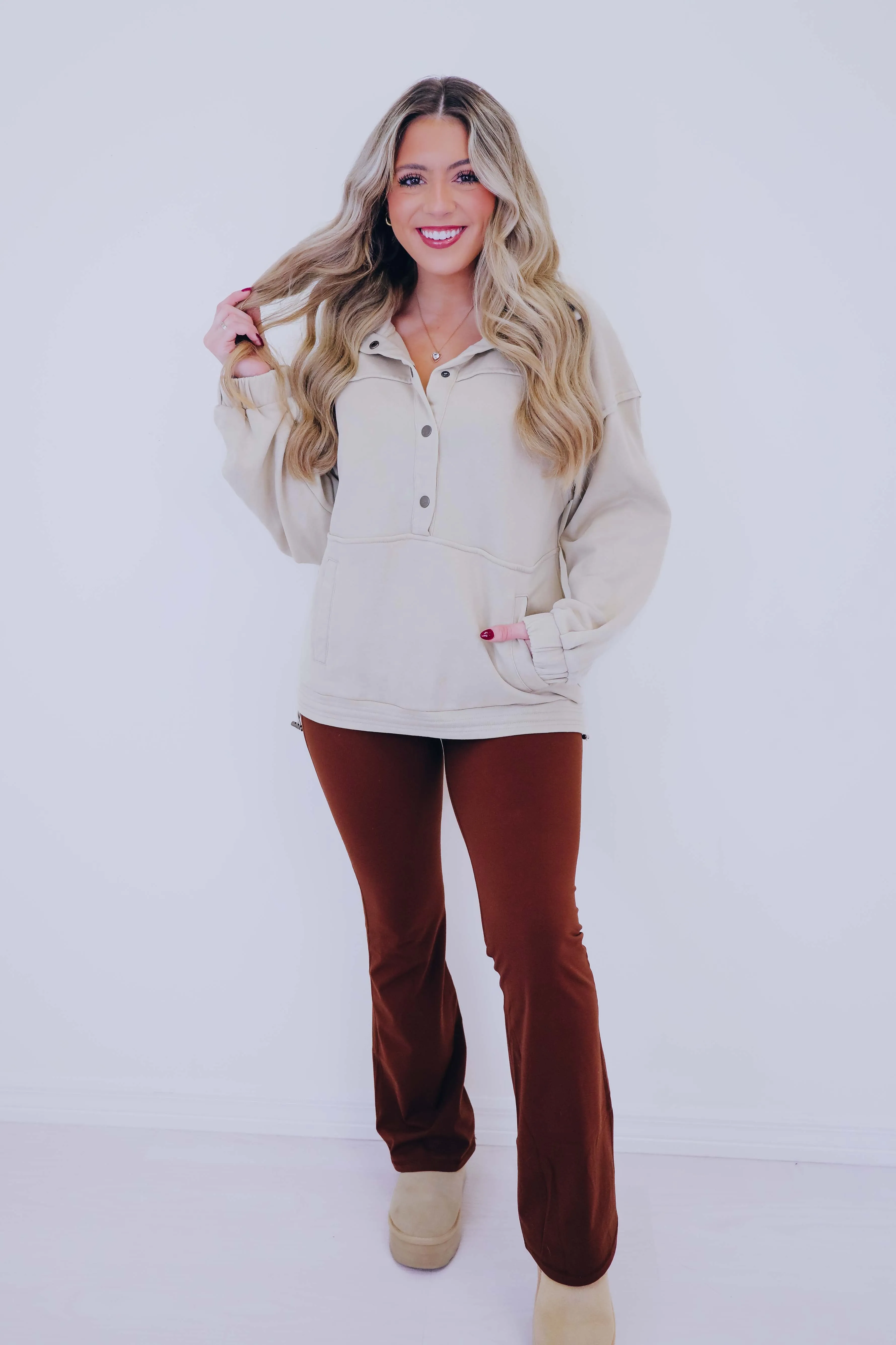 Polar Plush Mineral Washed Pullover - 4 Colors