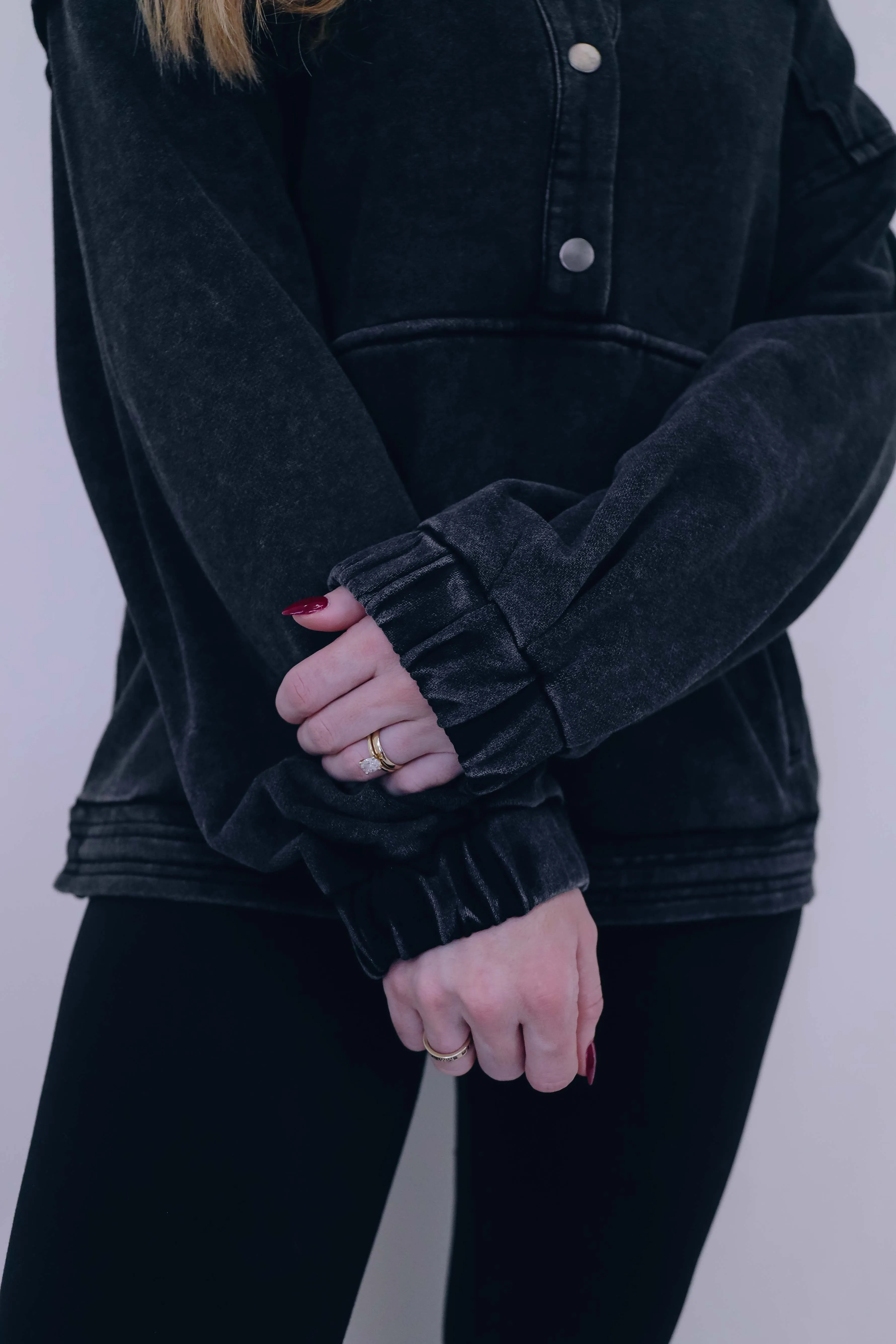 Polar Plush Mineral Washed Pullover - 4 Colors