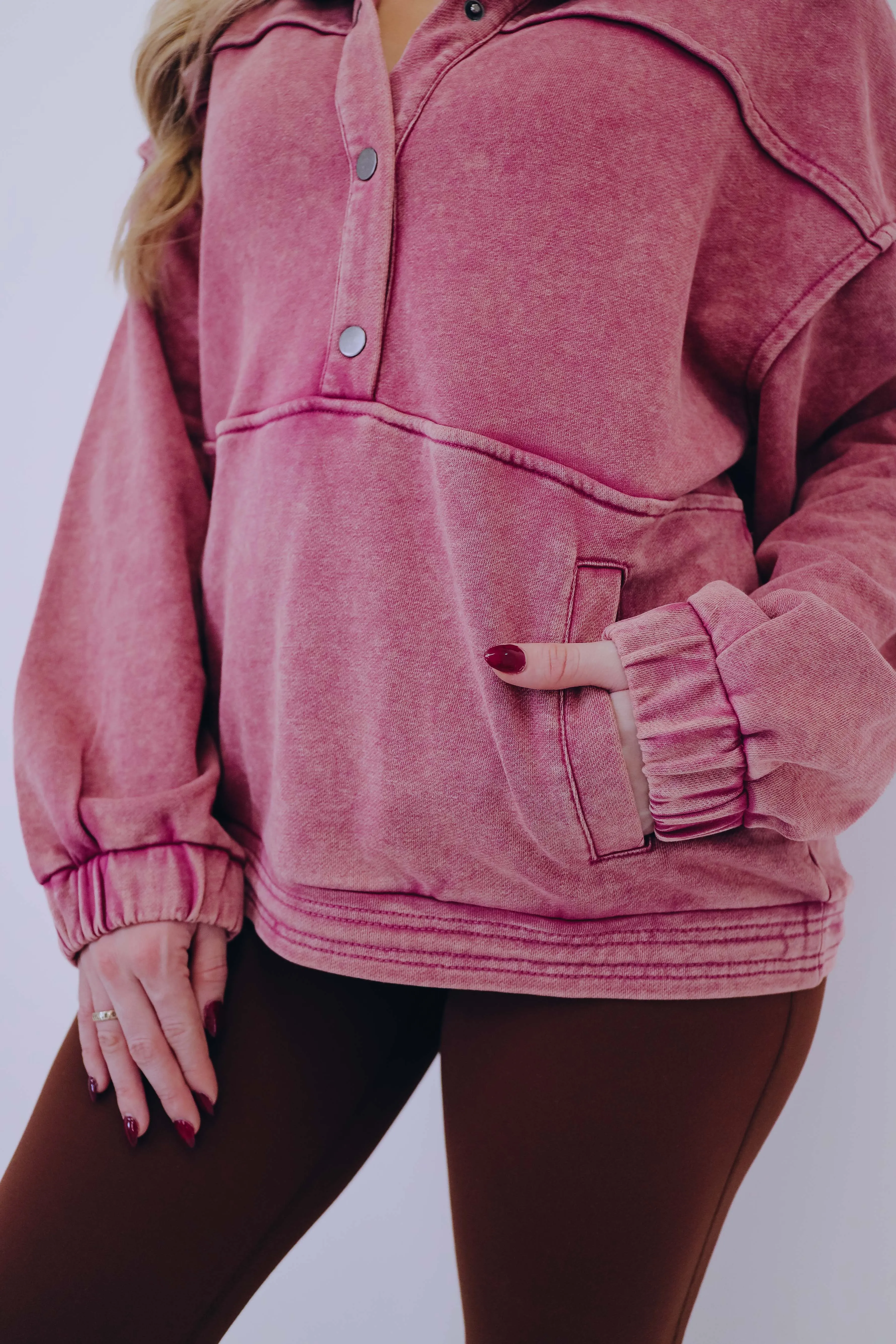 Polar Plush Mineral Washed Pullover - 4 Colors
