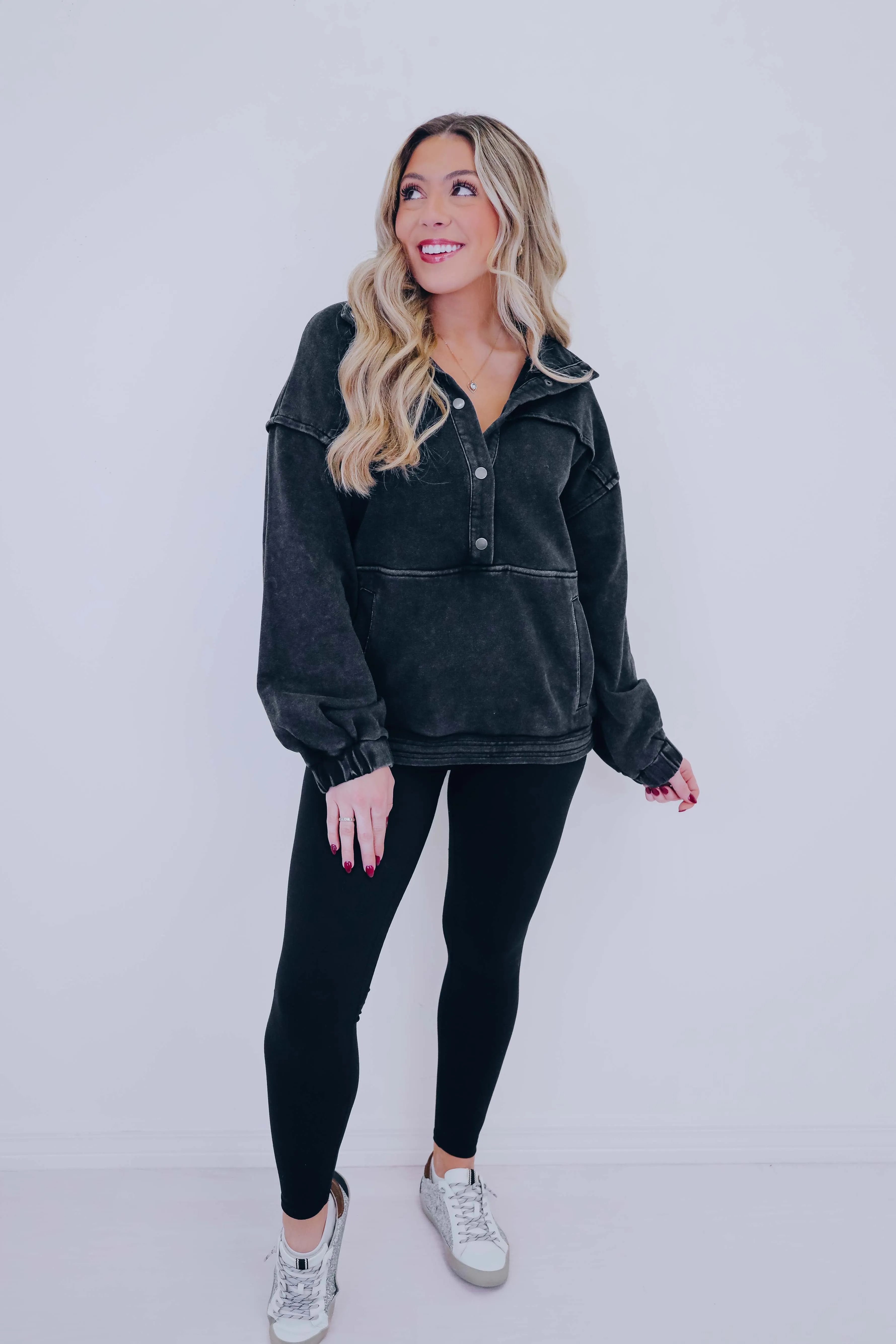 Polar Plush Mineral Washed Pullover - 4 Colors