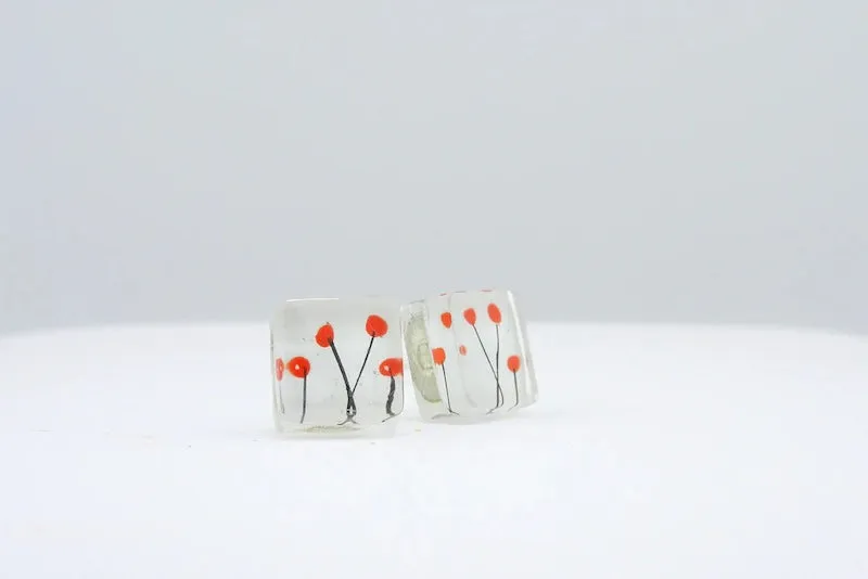 Poppies Small Post Earrings