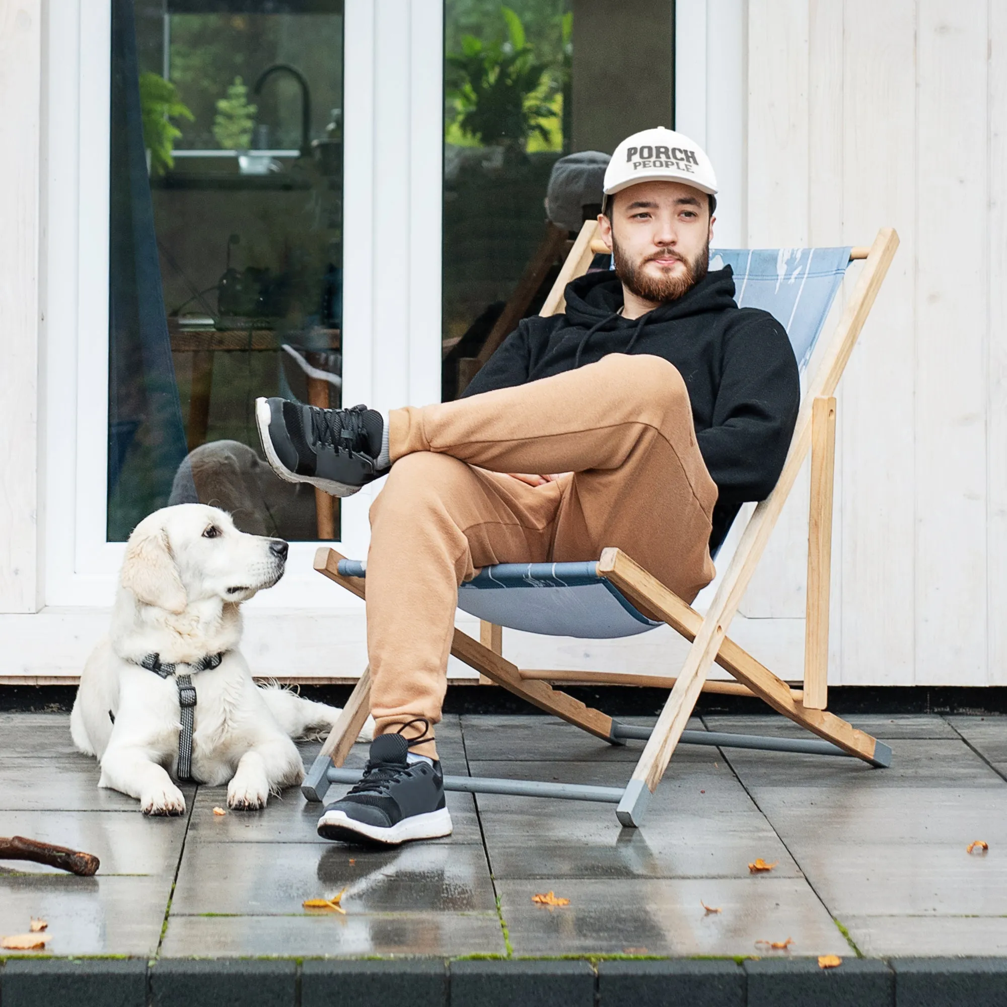 Porch People White Adjustable Hat