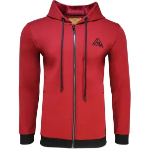 Premium 40 Below Velour Logo Hoodie PS9230201 , Red / Black