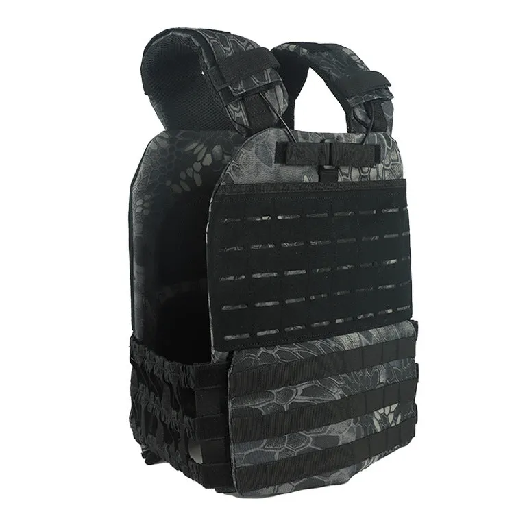 Premium Tactical Hunting Vest for Men – Camouflage Plate Carrier, 900D Outdoor Sports Fitness, Weighted Training Vest, Adjustable Combat Gear for Fitness and Combat Training