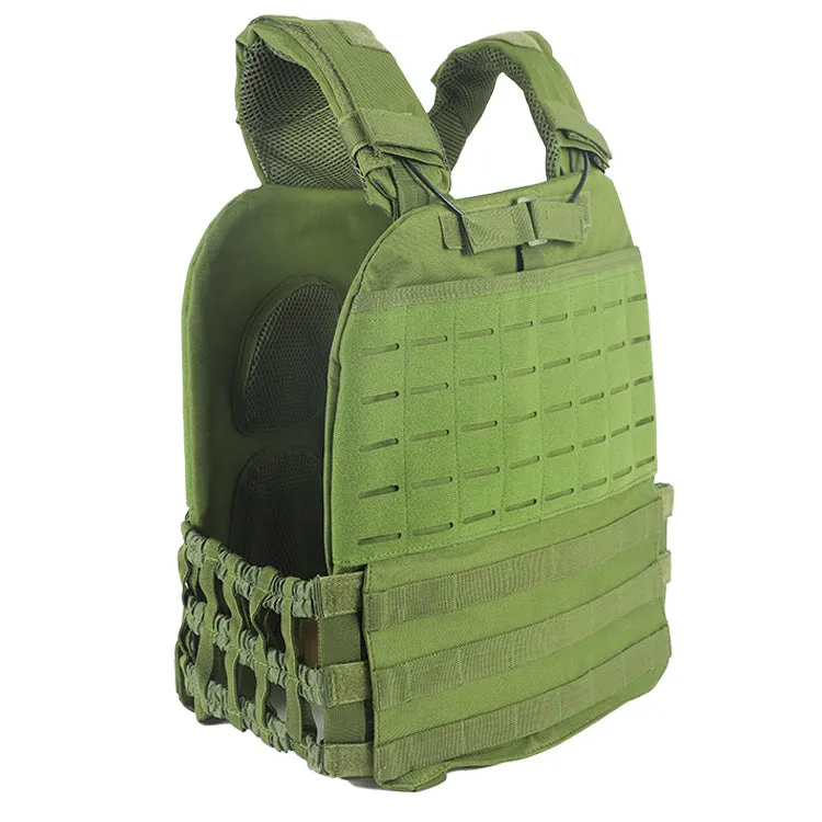 Premium Tactical Hunting Vest for Men – Camouflage Plate Carrier, 900D Outdoor Sports Fitness, Weighted Training Vest, Adjustable Combat Gear for Fitness and Combat Training