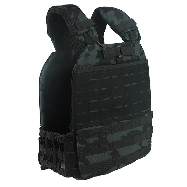 Premium Tactical Hunting Vest for Men – Camouflage Plate Carrier, 900D Outdoor Sports Fitness, Weighted Training Vest, Adjustable Combat Gear for Fitness and Combat Training