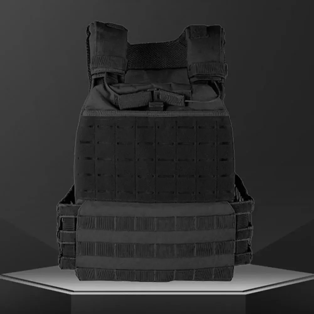 Premium Tactical Hunting Vest for Men – Camouflage Plate Carrier, 900D Outdoor Sports Fitness, Weighted Training Vest, Adjustable Combat Gear for Fitness and Combat Training