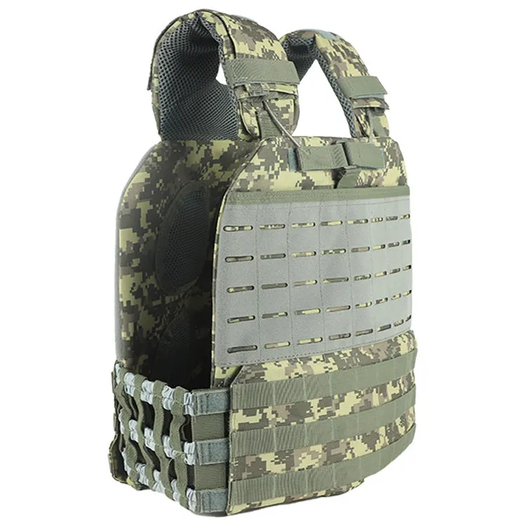 Premium Tactical Hunting Vest for Men – Camouflage Plate Carrier, 900D Outdoor Sports Fitness, Weighted Training Vest, Adjustable Combat Gear for Fitness and Combat Training
