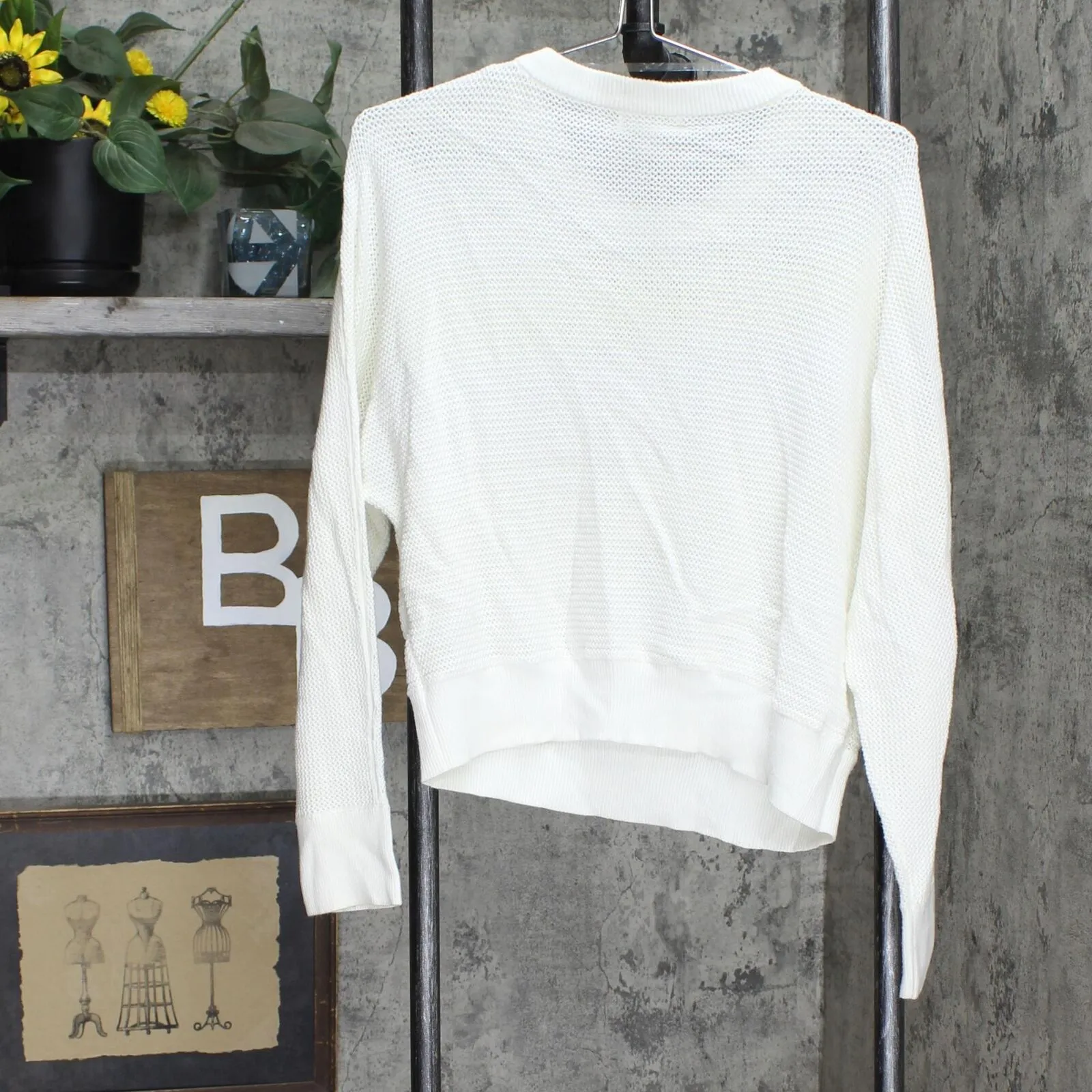 Prologue Women's Crewneck Pullover Sweater 555195 White M