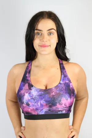 Purple Haze Racer Back Sports Bra