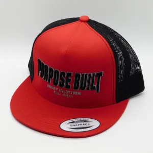 PURPOSE BUILT "BIG BLOCK" SNAPBACK RED / BLACK