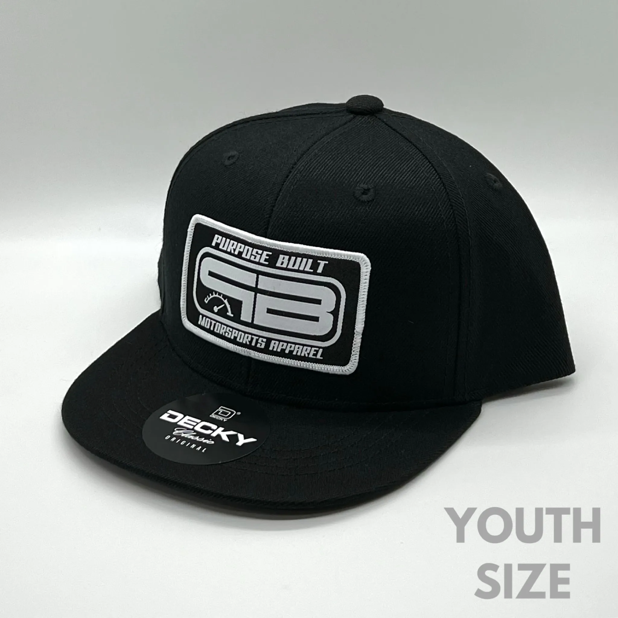 PURPOSE BUILT YOUTH "LIFESTYLE" SNAPBACK BLACK