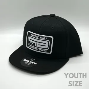 PURPOSE BUILT YOUTH "LIFESTYLE" SNAPBACK BLACK