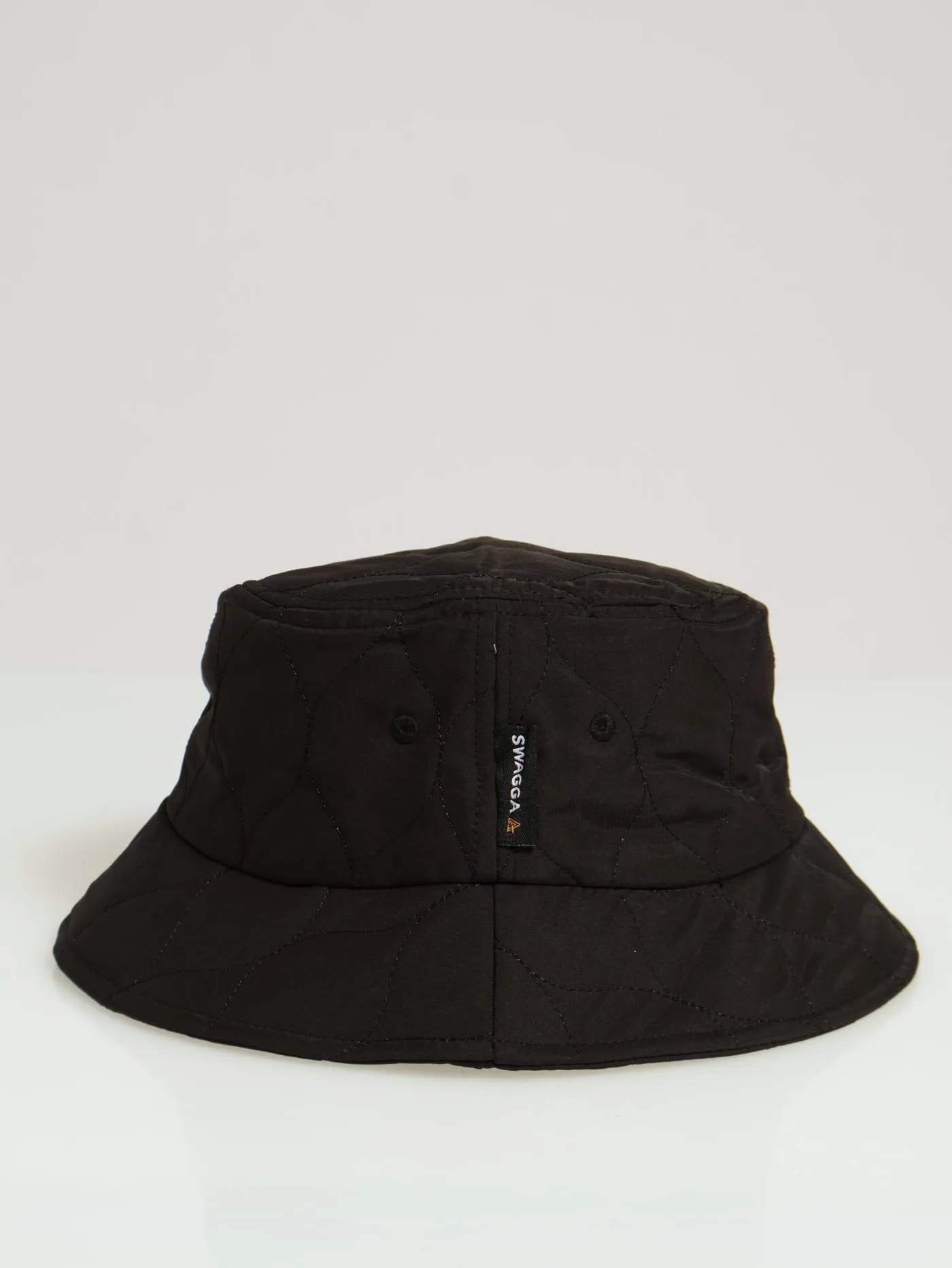 Quilt Bucket Hat - Black