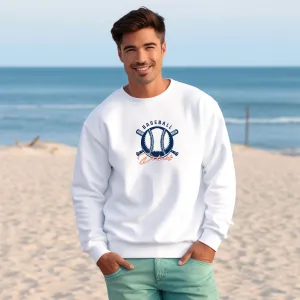"Baseball In The D" Men's Classic Crew Sweatshirt
