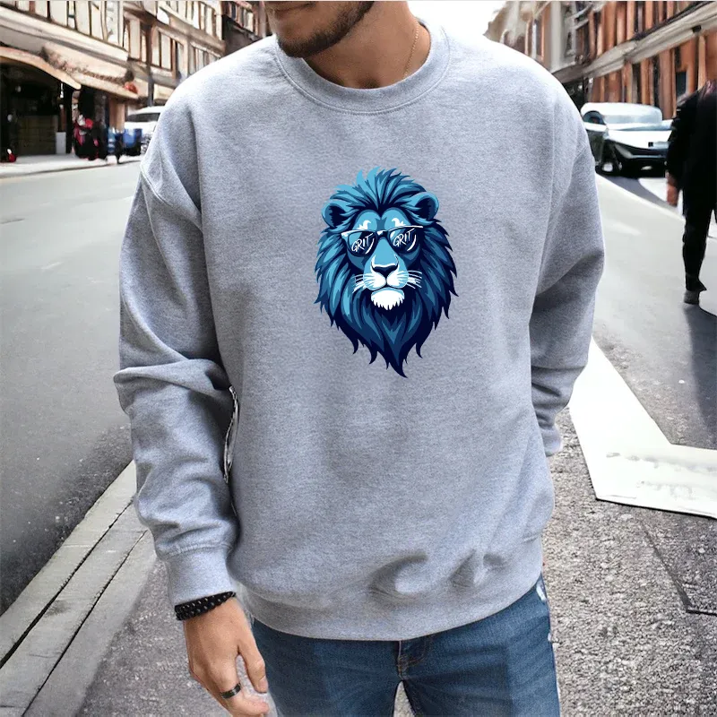 "Grit & Swagger" Men's Classic Crew Sweatshirt