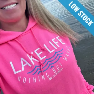 "Lake Life WAVES" Relaxed Fit Classic Unisex Hoodie