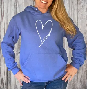 "Made With Love" Relaxed Fit Classic Unisex Hoodie
