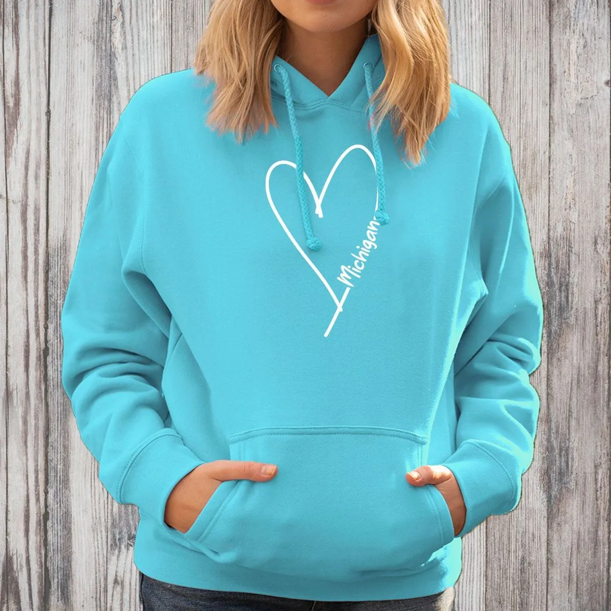 "Made With Love" Relaxed Fit Classic Unisex Hoodie