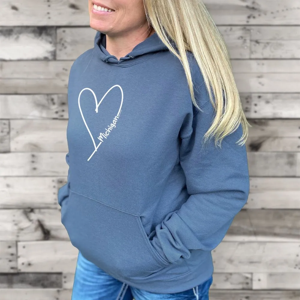 "Made With Love" Relaxed Fit Classic Unisex Hoodie