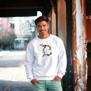 "Michigan D Camo" Men's Classic Crew Sweatshirt