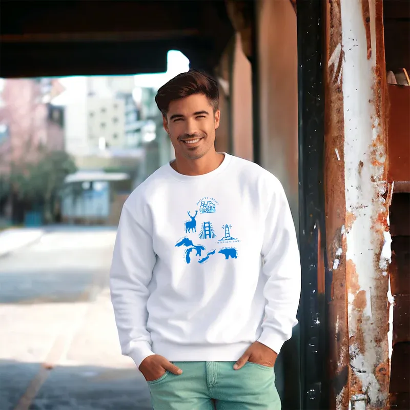 "Michigan Favorites" Men's Classic Crew Sweatshirt