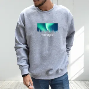 "Northern Sky" Men's Classic Crew Sweatshirt