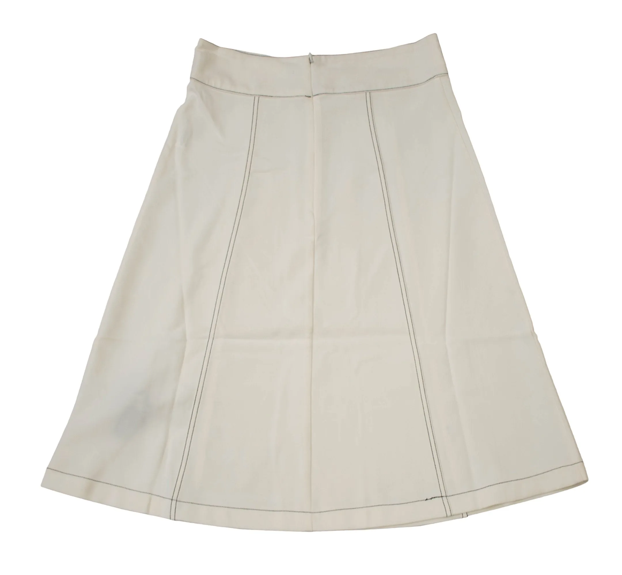 Rapheeze Designed Midi Wide Skirt with Hem Fringes