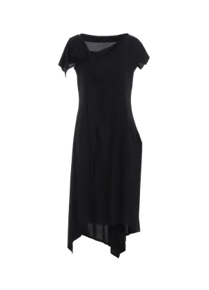 RAYON CAMBRIC HANDKERCHIEF HEM DRESS