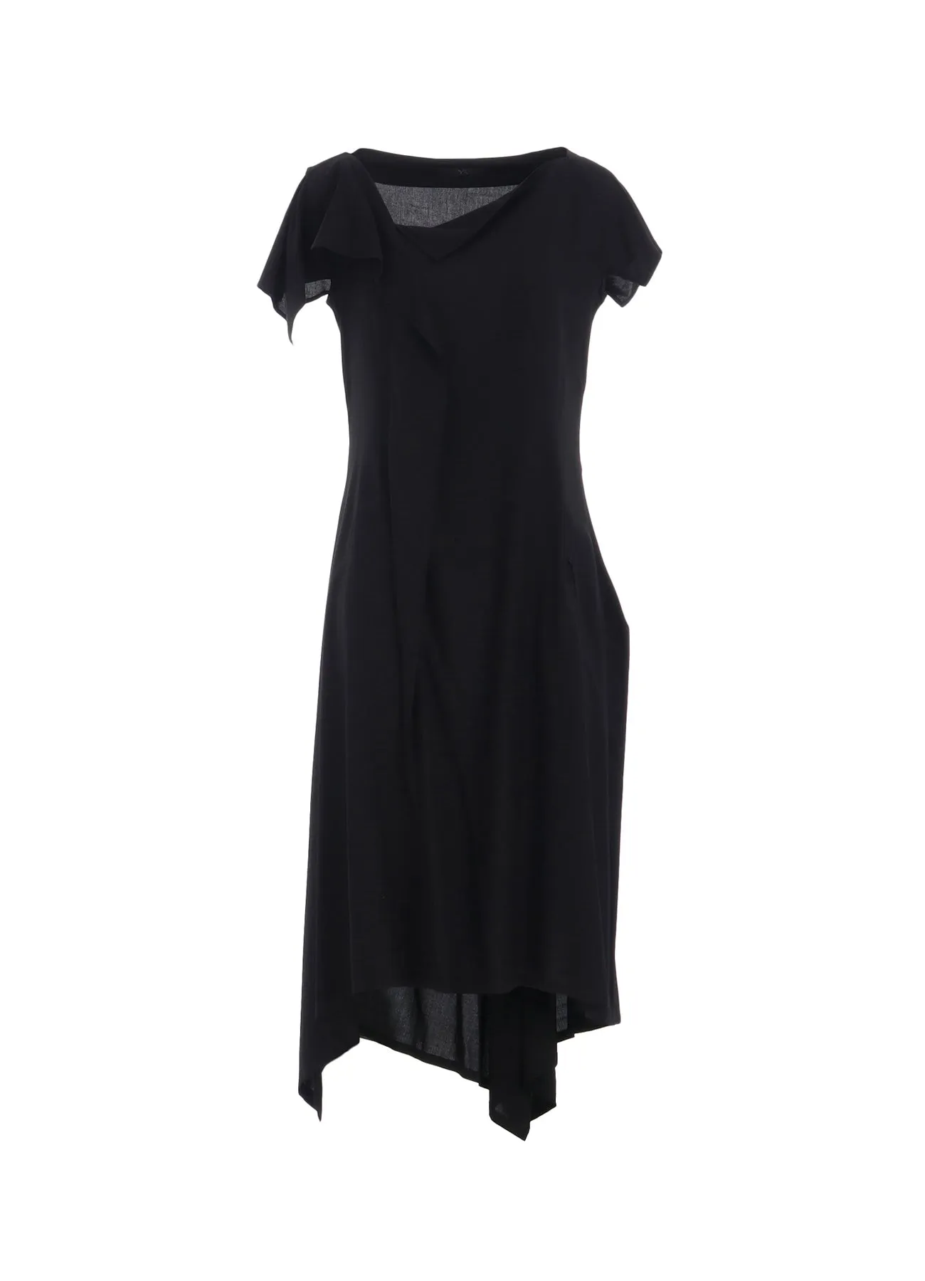 RAYON CAMBRIC HANDKERCHIEF HEM DRESS