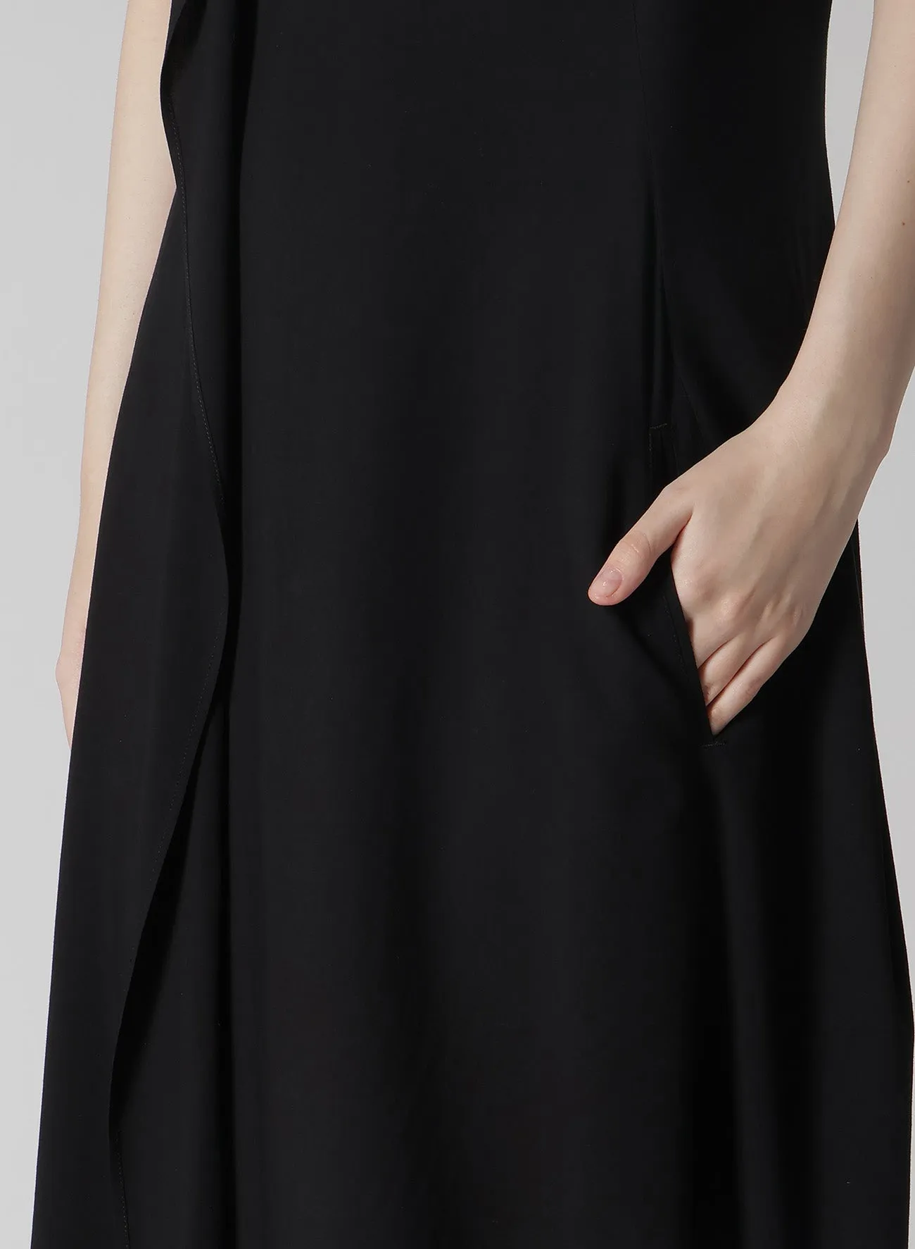 RAYON CAMBRIC HANDKERCHIEF HEM DRESS