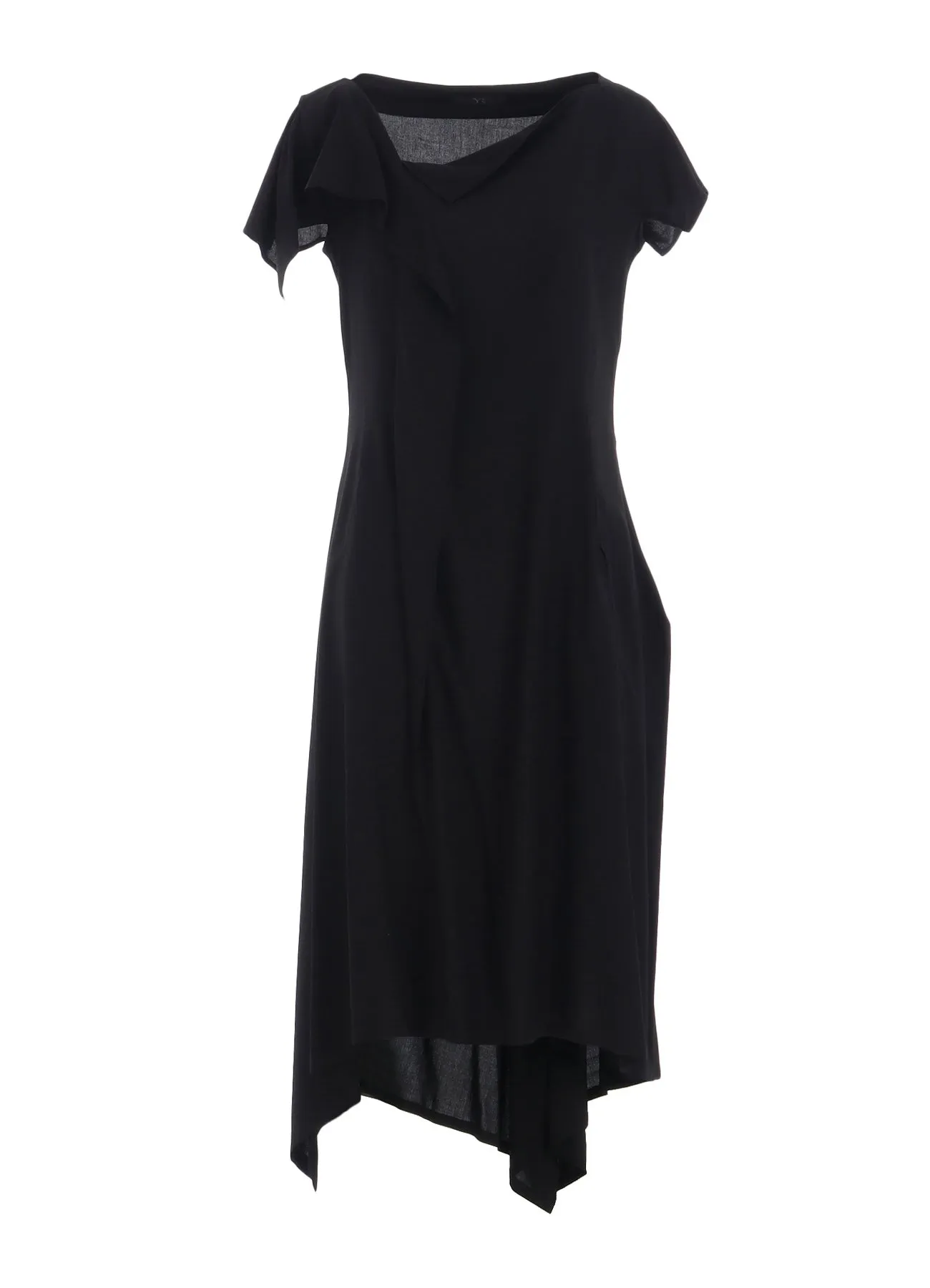 RAYON CAMBRIC HANDKERCHIEF HEM DRESS