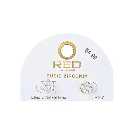 Red By Kiss Jewelry - Glam Cubic Zirconia Earrings