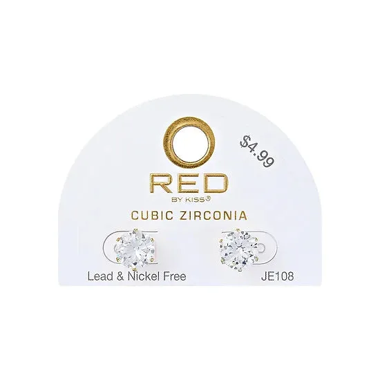 Red By Kiss Jewelry - Glam Cubic Zirconia Earrings
