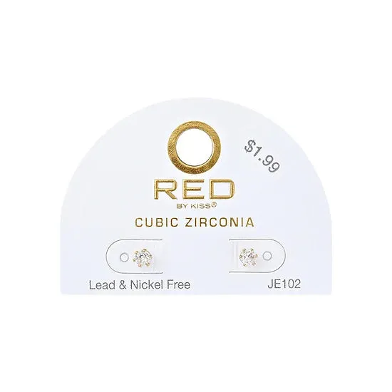 Red By Kiss Jewelry - Glam Cubic Zirconia Earrings