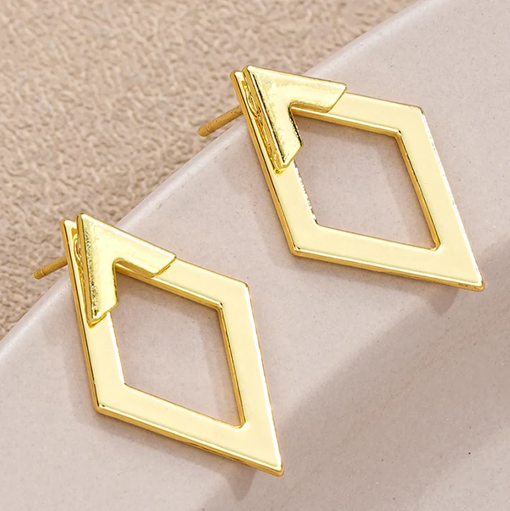 Rhombus Shape Earrings