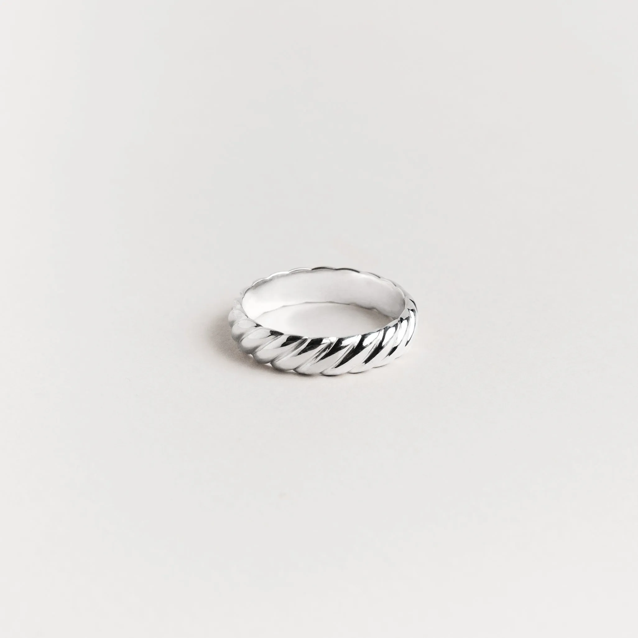 Rope Band Ring, 5mm