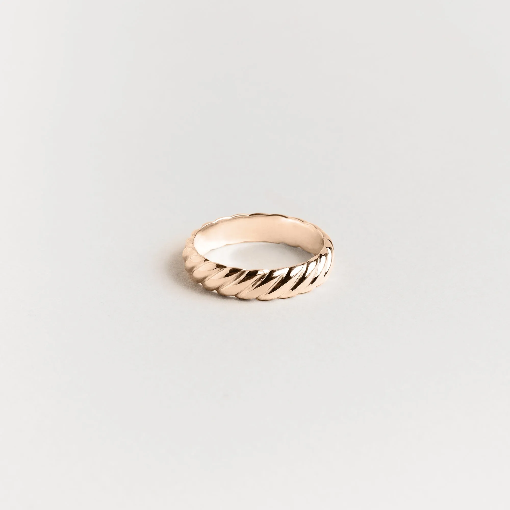 Rope Band Ring, 5mm