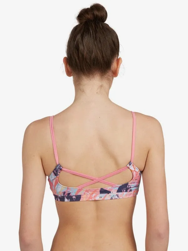 Roxy Womens ROXY Fitness Sports Bra Bikini Top