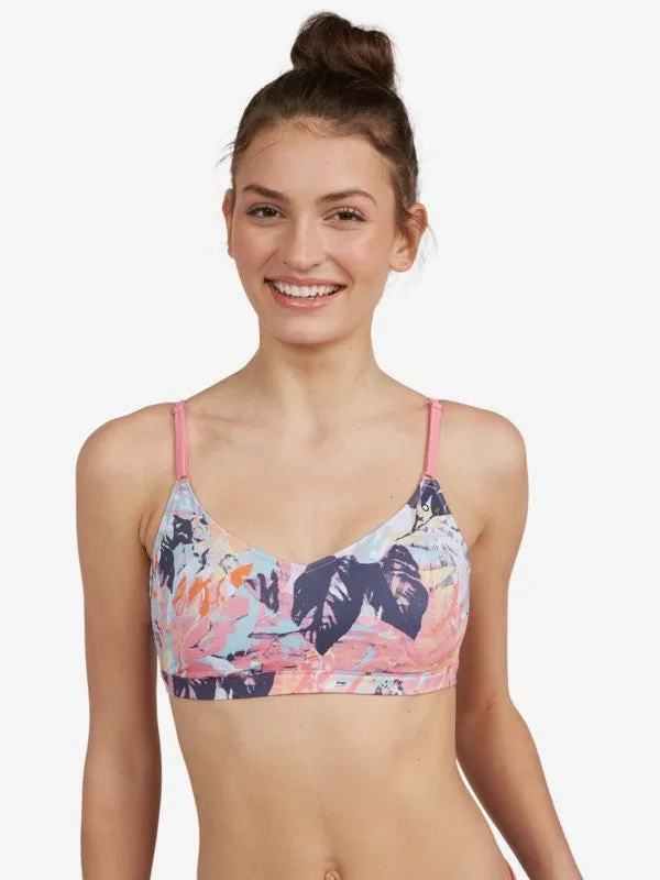 Roxy Womens ROXY Fitness Sports Bra Bikini Top