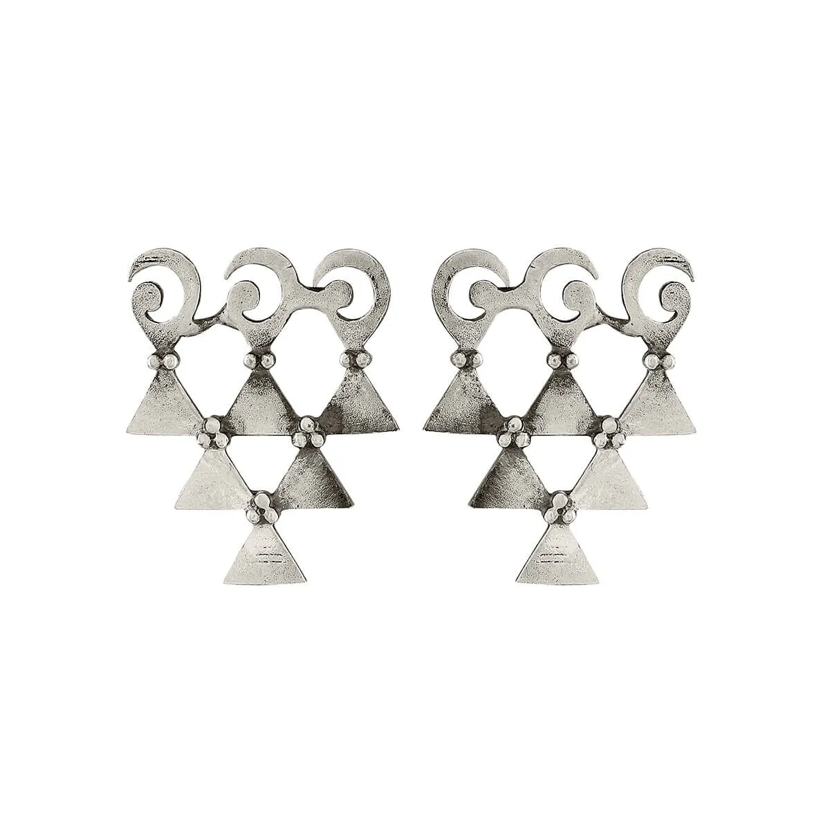Saraswati Silver Earrings by MOHA