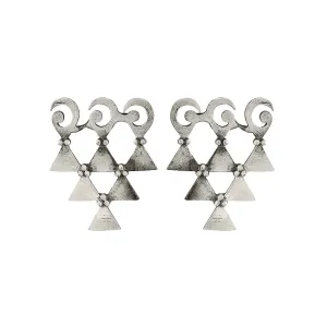 Saraswati Silver Earrings by MOHA