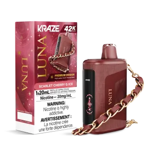 Scarlet Cherry G Ice - KRAZE Luna 42K Disposable